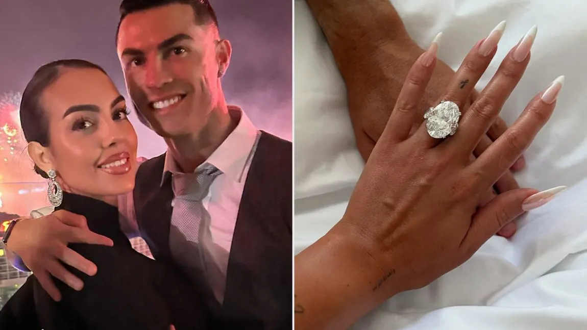 Câți bani a scos din buzunar Cristiano Ronaldo pe inelul de logodnă al Georginei Rodriguez. Bijuteria are în jur de 15 carate