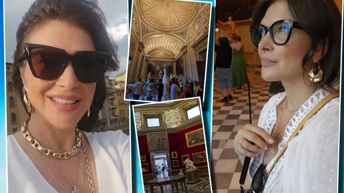 Monica Bîrlădeanu, imagini senzaționale din vacanța petrecută la Florența. Obiceiul pe care frumoasa actriță îl are atunci când merge într-un oraș nou: 