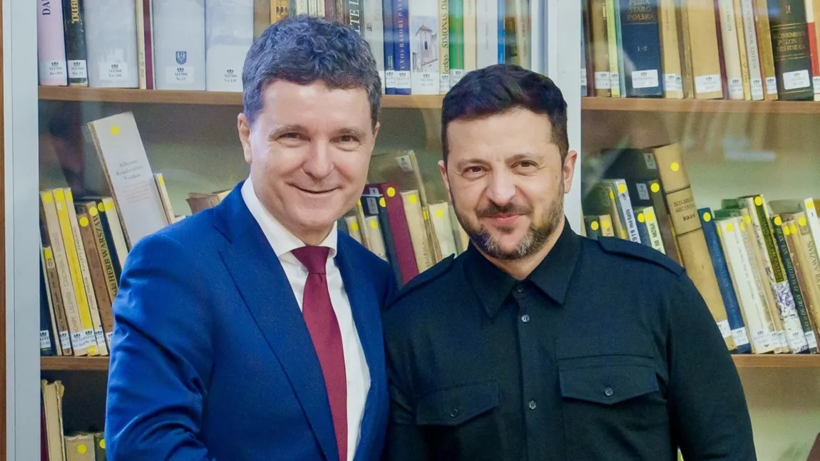 Nicușor Dan a vorbit la telefon cu Volodimir Zelenski și anunță că va merge la Kiev în toamnă