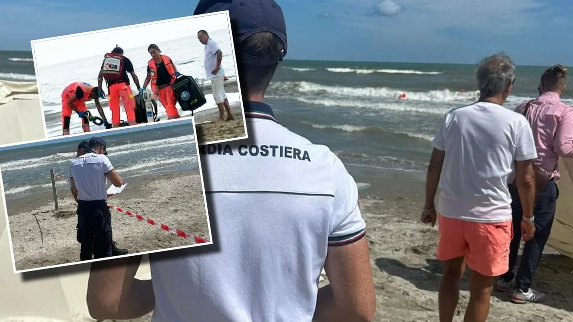 Tragedie în Italia! Român de 48 de ani mort sub ochii prietenilor săi în timp ce se scălda în mare