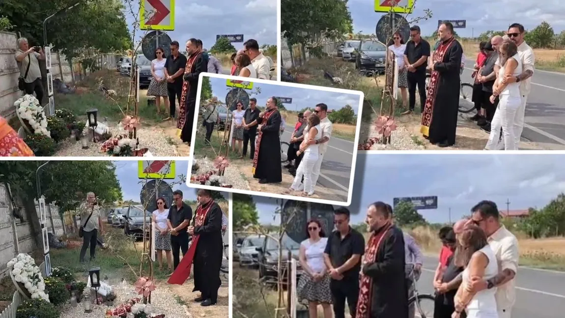 Tragedia de la 2 Mai: Imagini sfâșietoare de la slujba de pomenire, la doi ani de la accident. Părinții își jelesc copiii și au adus un preot pentru a oficia slujba - „Pentru mine dreptatea ar însemna să mi se întoarcă copilul”