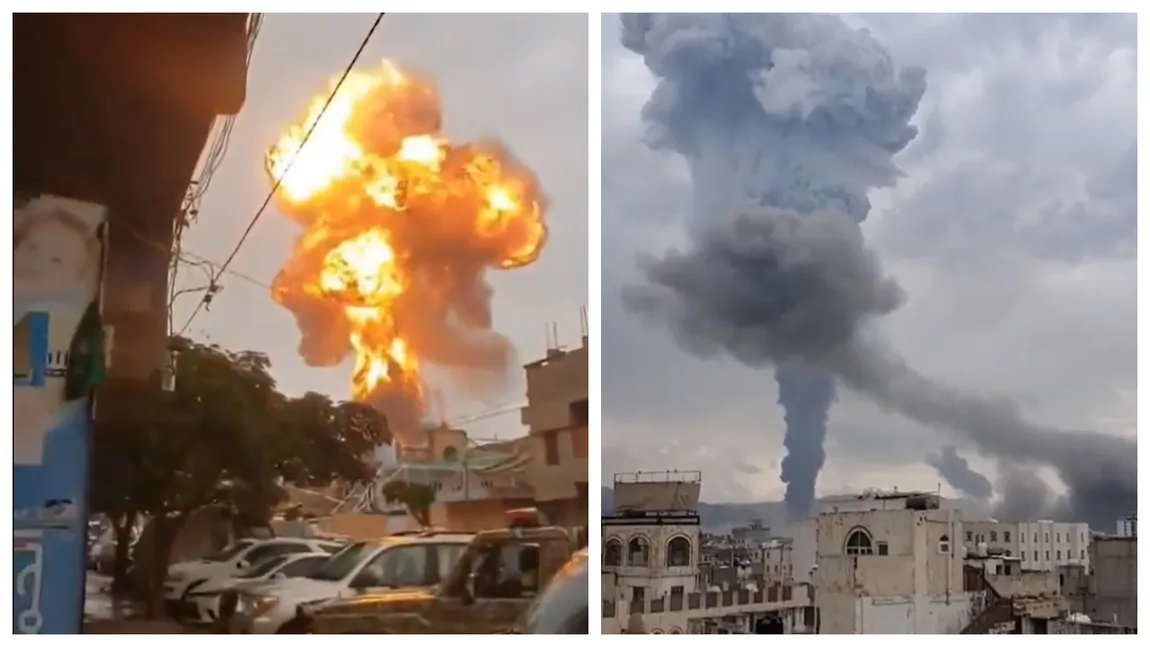 Război în Orientul Mijlociu. Israelul lovește capitala Yemenului! VIDEO