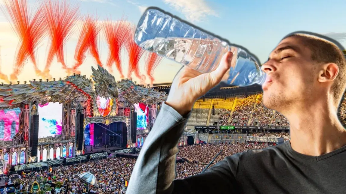 Mai bine mori de sete. Cât costă o sticlă cu apă la Untold 2025 și cum au fost influențate prețurile de la festival de noul TVA