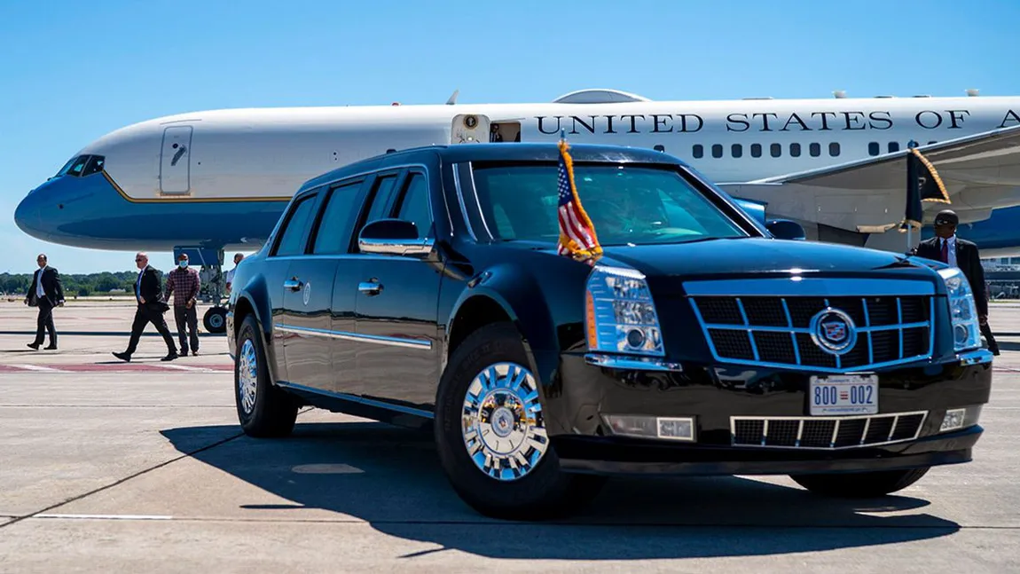 Cum arată limuzina cu care Trump l-a luat pe Putin de pe aeroportul din Alaska. Dotările ”Bestiei” fac mașinile lui James Bond să pară jucării