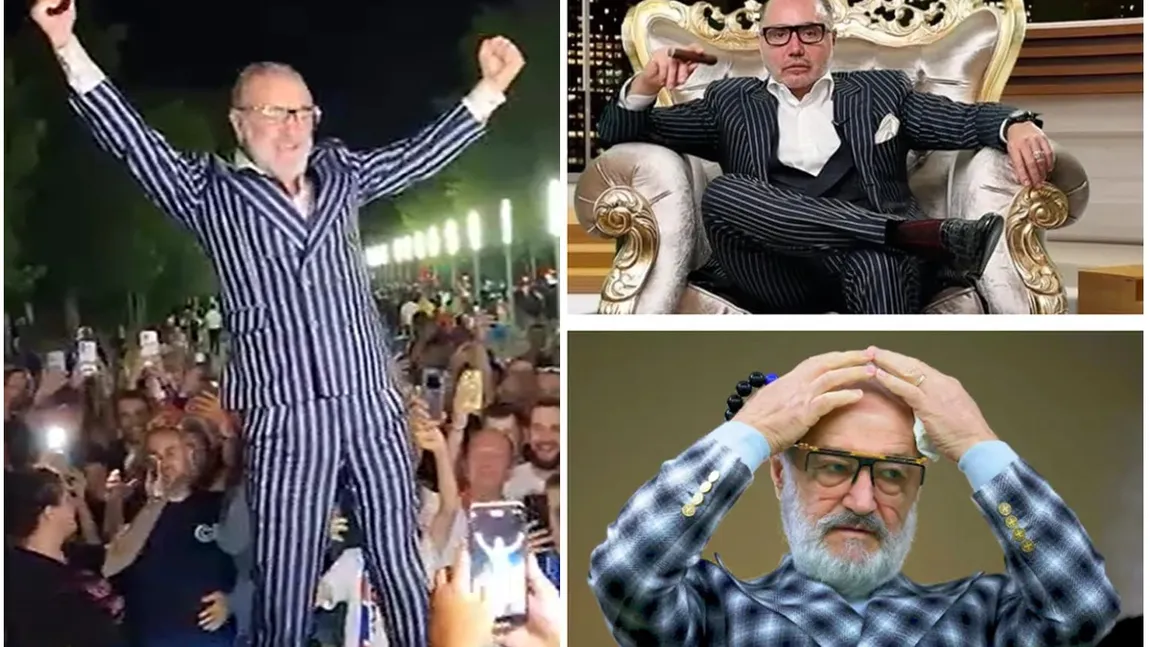 Gigi Becali, show pe capota mașinii sale de lux după scandalul cu Rizea. S-a pozat ca un mare împărat în uralele fanilor