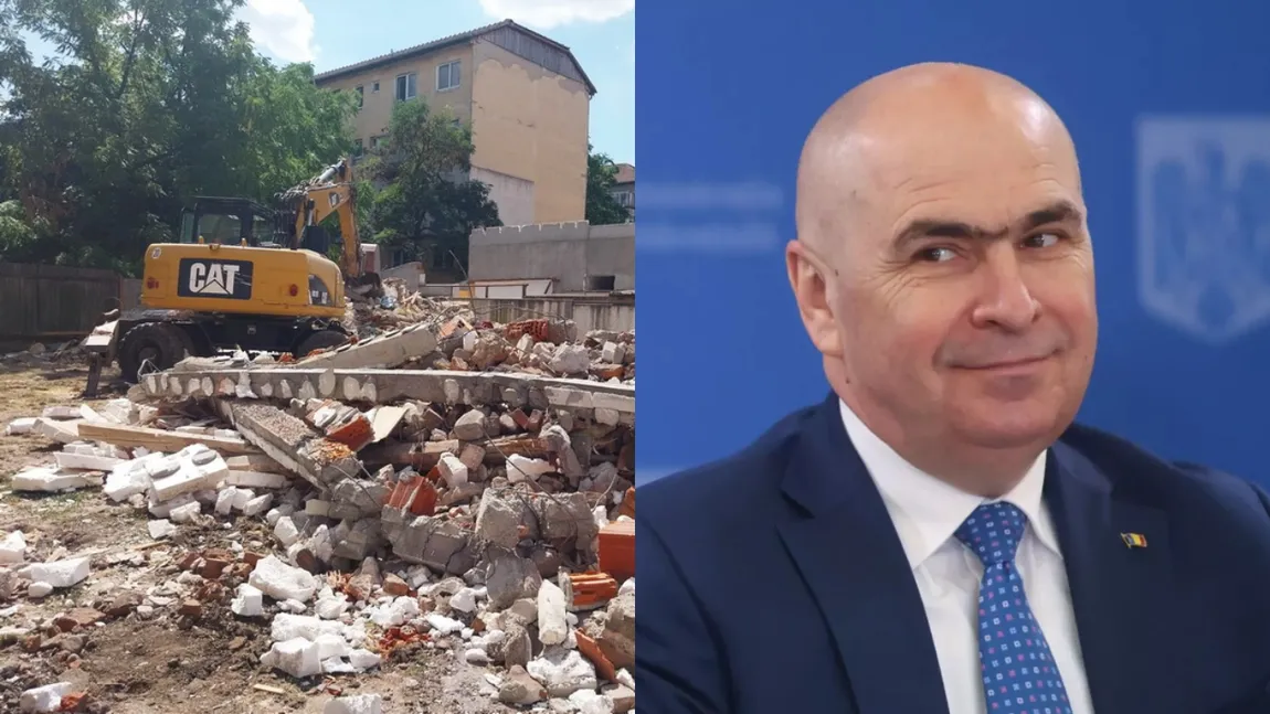 Primăria lui Ilie Bolojan a început să demoleze casele pe care le-a cumpărat cu 630.000 de euro pentru a face parcări și spații verzi VIDEO