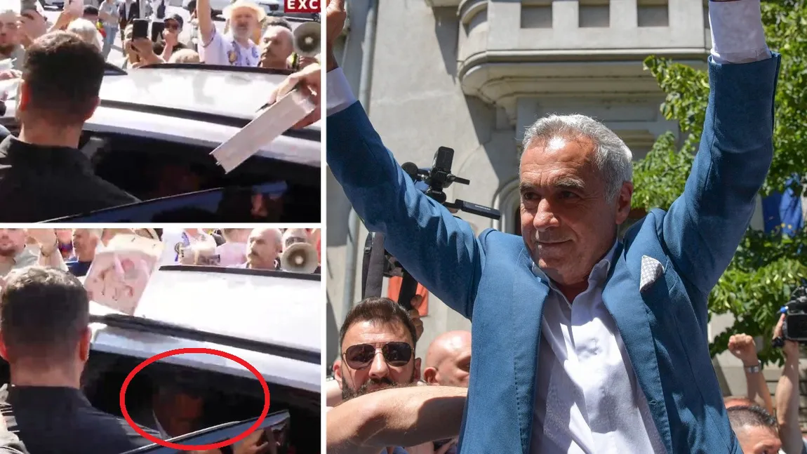 Călin Georgescu, baie de mulţime la IPJ Ilfov: 