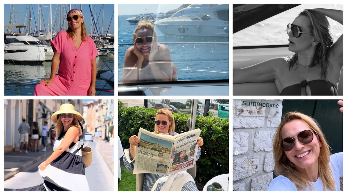 Andreea Esca, vacanță în sudul Franței. Cum se menține în formă prezentatoarea ProTV la 53 de ani