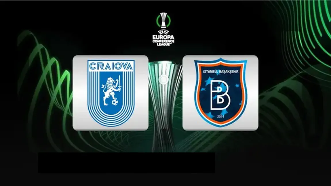LIVE Digi Sport Universitatea Craiova - Başakşehir VIDEO STREAM ONLINE în manşa a doua a play-off-ului din Conference League. Nebunie în Bănie!