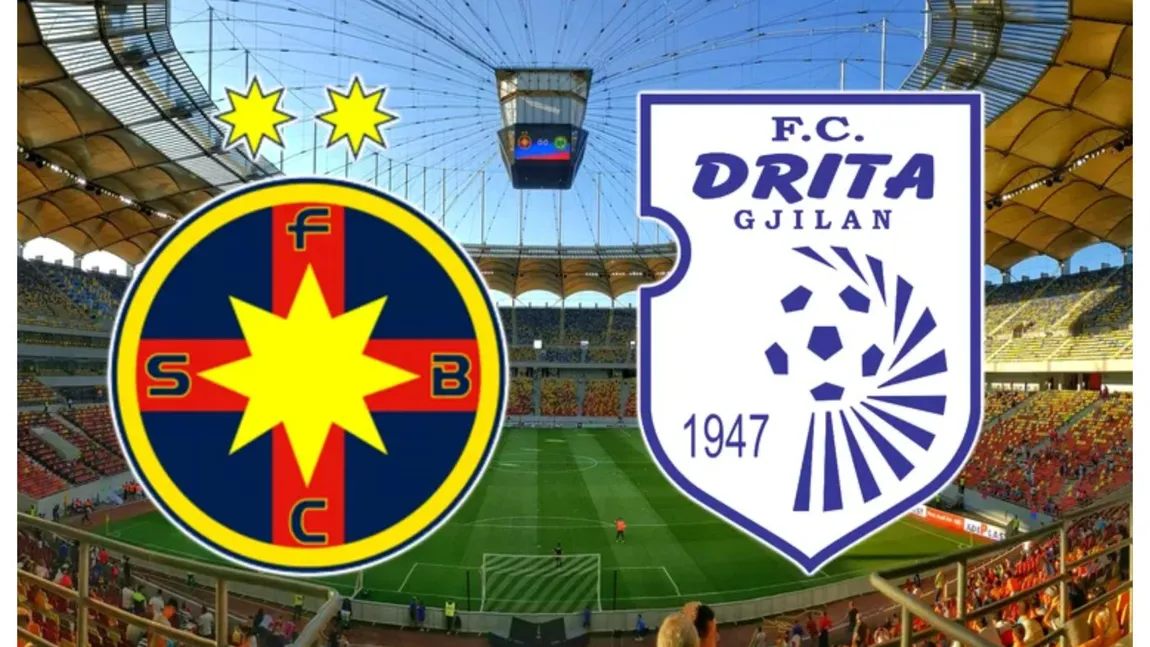 PROTV LIVE VIDEO FCSB - DRITA ONLINE STREAM: 0-1. Test complicat pentru echipa lui Gigi Becali. Meciul se vede live şi pe Voyo