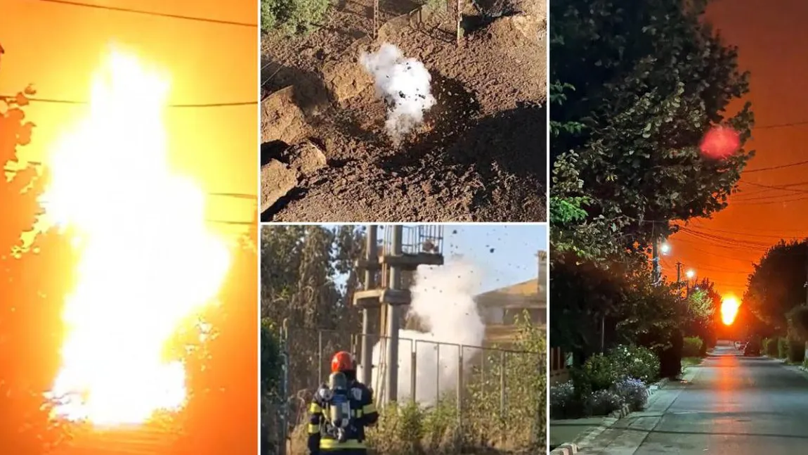 Incendiul de la Amara a fost lichidat. Crater cu o rază de aproximativ 40-50 metri, a fost convocat Comitetul pentru Situaţii de Urgenţă