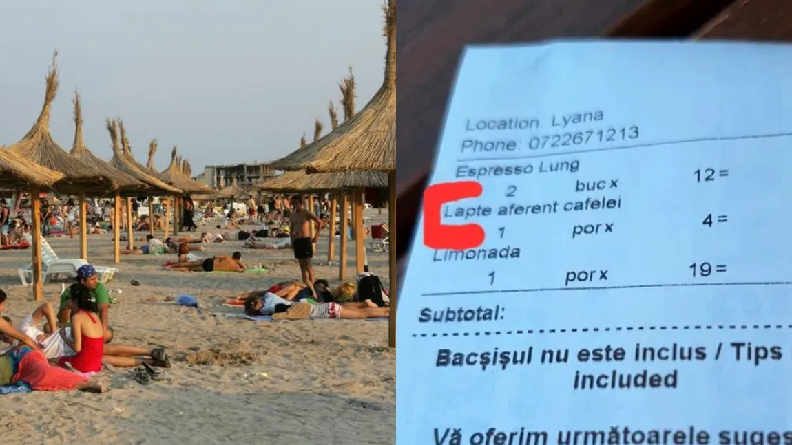 Un turist a plătit taxă pe laptele din cafea la o terasă din Vama Veche. Patronii de localuri de pe litoral îi batjocoresc pe români