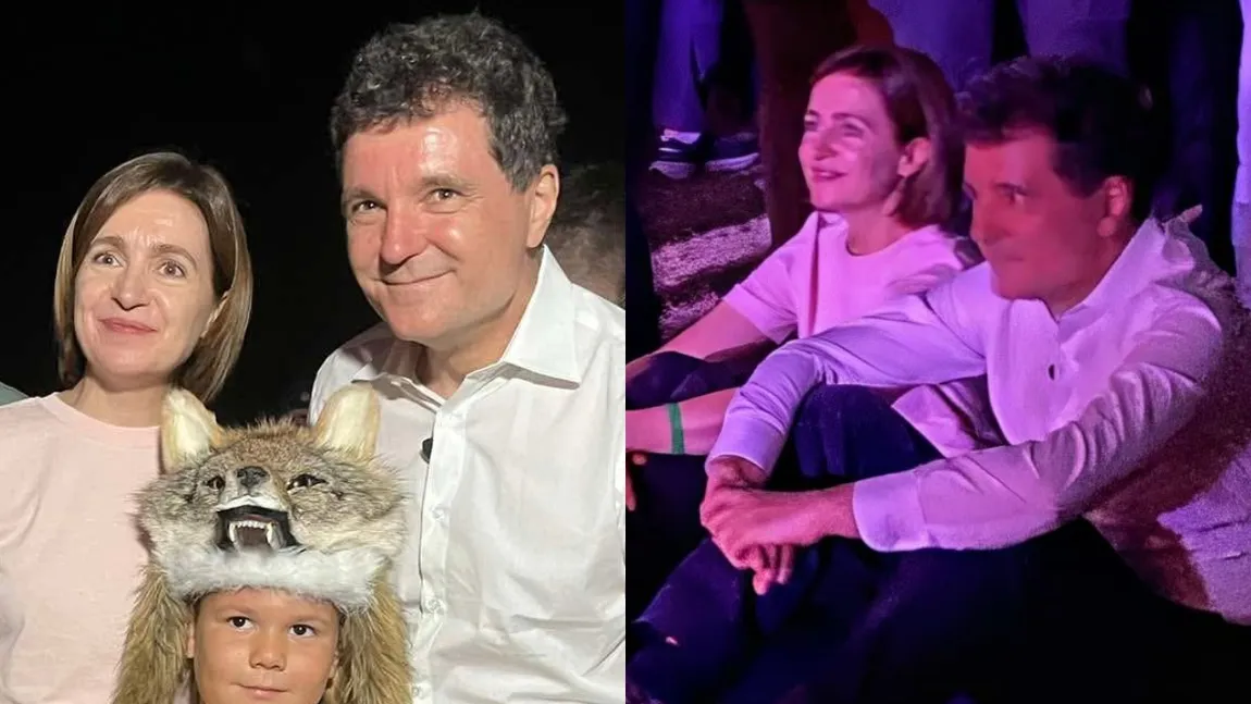 Nicușor Dan s-a întâlnit cu Maia Sandu la „Festivalul Lupilor” din Orheiul Vechi. Vizită surpriză a președintelui la evenimentul de peste Prut GALERIE FOTO