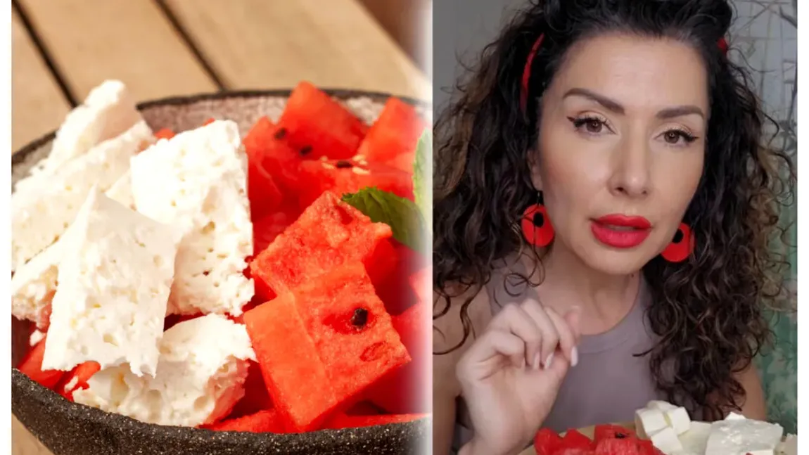 VIDEO Carmen Brumă recomandă combinaţia pepene roşu-brânză. Şi Mihaela Bilic pune pe masă aşa ceva, dar ambele au un amendament