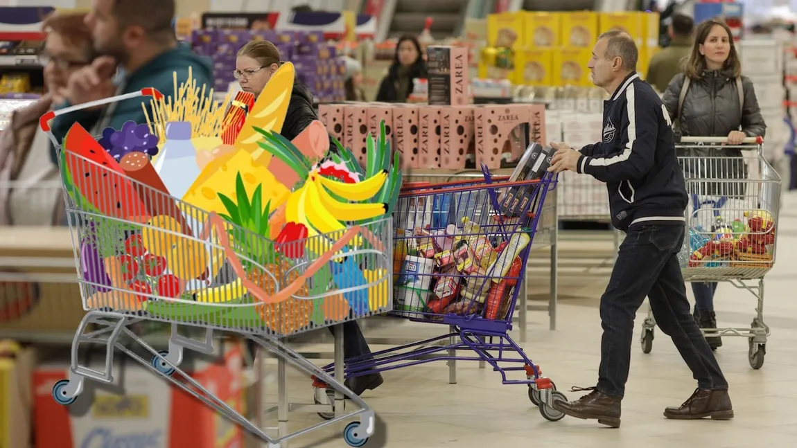 Preţuri plafonate la alimente. Marile supermarketuri, în centrul scandalului. LISTA PRODUSELOR ieftine