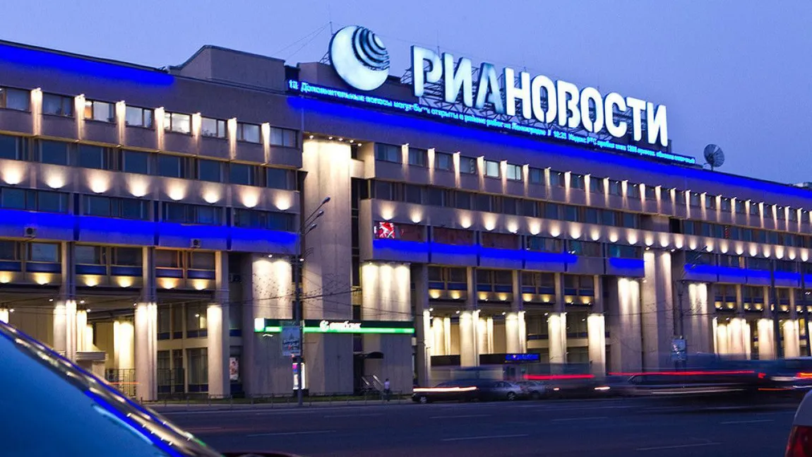 Articol şocant publicat de agenţia de presă rusă de stat RIA Novosti. 