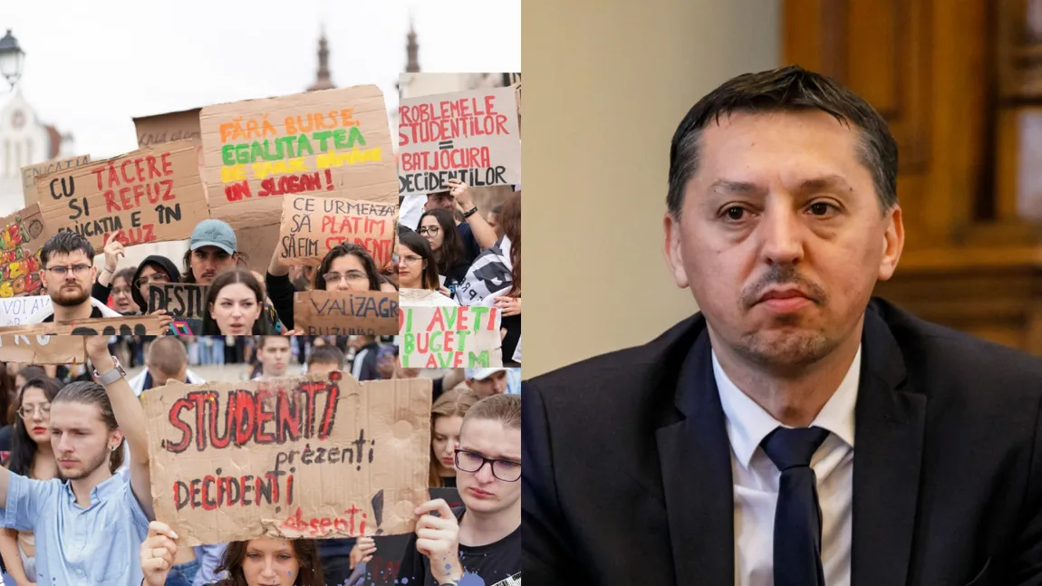 Daniel David șterge pe jos cu studenții protestatari. Cum l-a umilit pe un student speriat de tăierea burselor: „Eu mi-aș lua un job part-time”