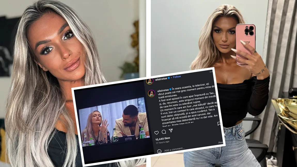 Ella Vișan, mesaj cu subînțeles după apropierea de ispita Teo: Ce a postat online