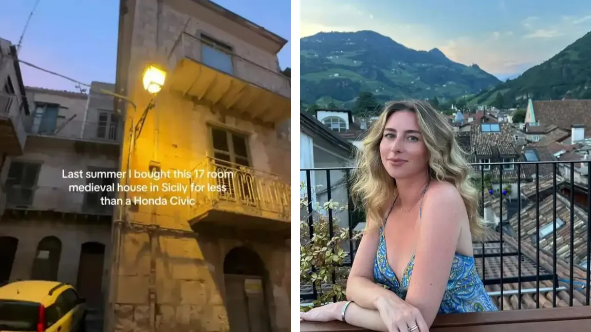 Un conac cu 17 camere din Sicilia este mai ieftin decât o mașină. Povestea incredibilă a unei tinere: „Visul prinde contur”