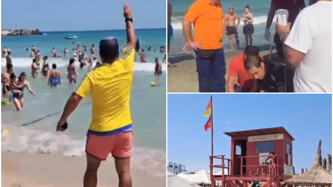 Tragedie la mare! Turist înecat la Jupiter după ce a ignorat steagul roșu