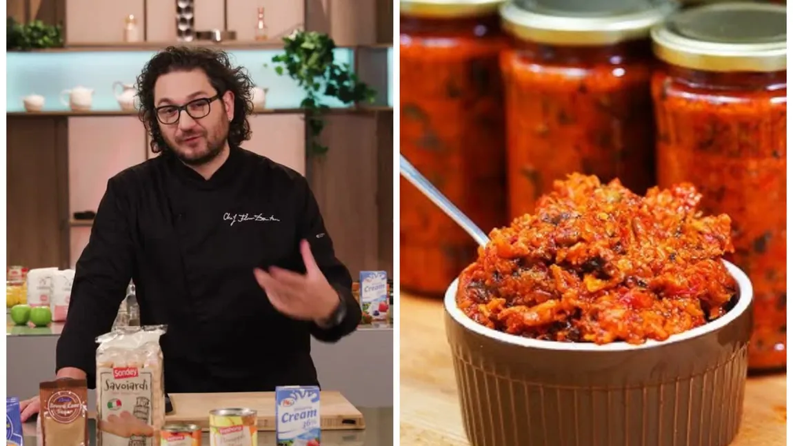 Chef Florin Dumitrescu a dezvăluit rețeta de zacuscă rapidă, devenită virală pe Internet. Ai nevoie doar de câteva ingrediente