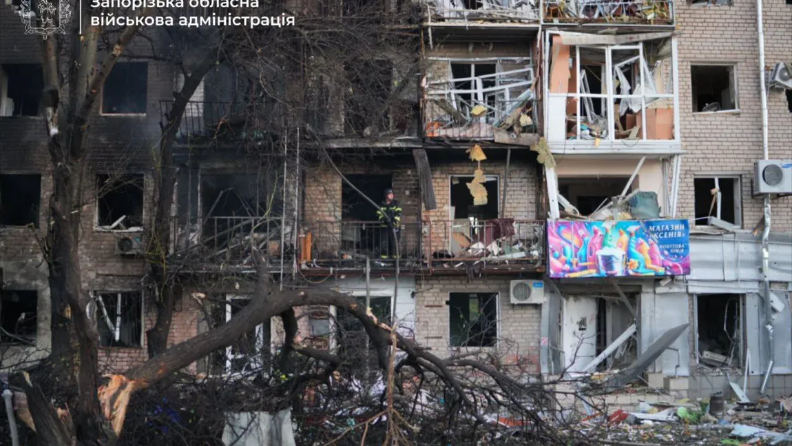 Un mort și cel puțin 24 de răniți, printre care și copii, în ultimul atac al Rusiei asupra Zaporojie