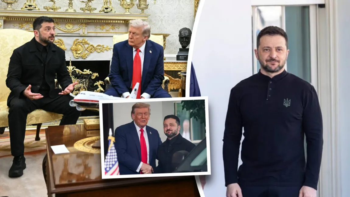 Donald Trump l-a lăudat pe Volodimir Zelenski pentru că a purtat un costum negru la Casa Albă, după ce în martie purtase o uniformă militară: „Arăți fabulos în acest costum” VIDEO