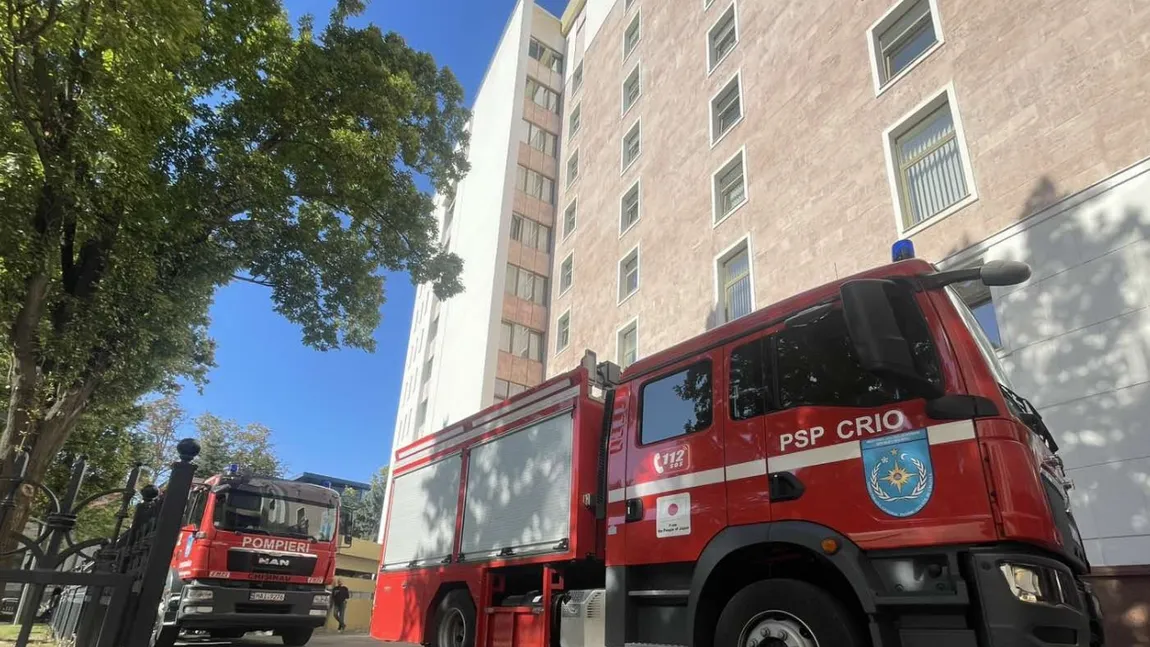 Incendiu în Parlamentul din Republica Moldova. Totul a pornit de la un scurt-circuit
