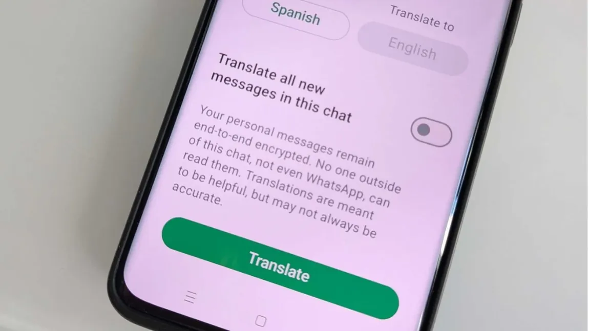 WhatsApp lansează traducerea mesajelor în timp real și asistent AI pentru scriere
