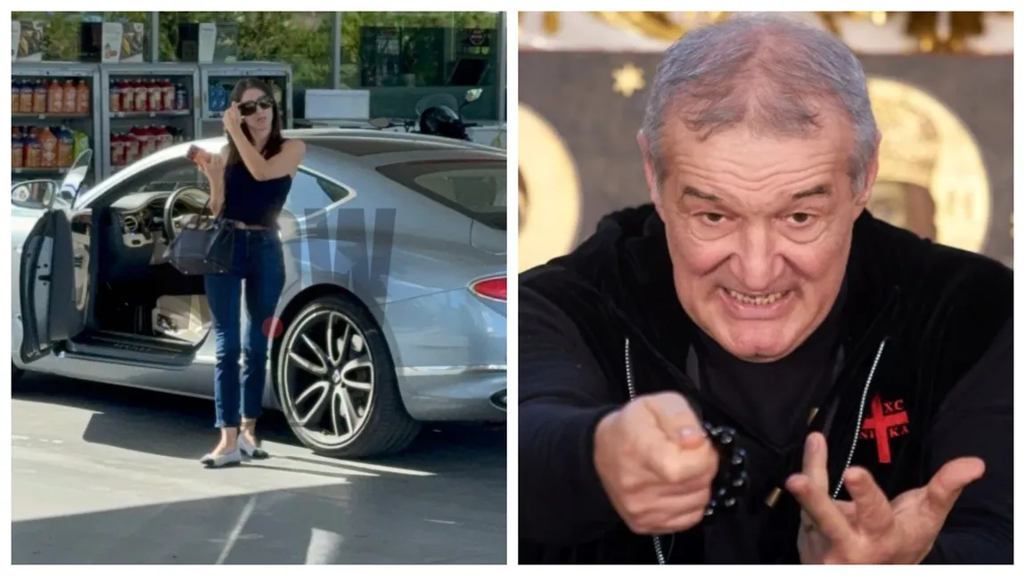 Fata lui Gigi Becali, apariție-șoc într-o benzinărie. I-a lăsat pe toți cu gura căscată! VIDEO