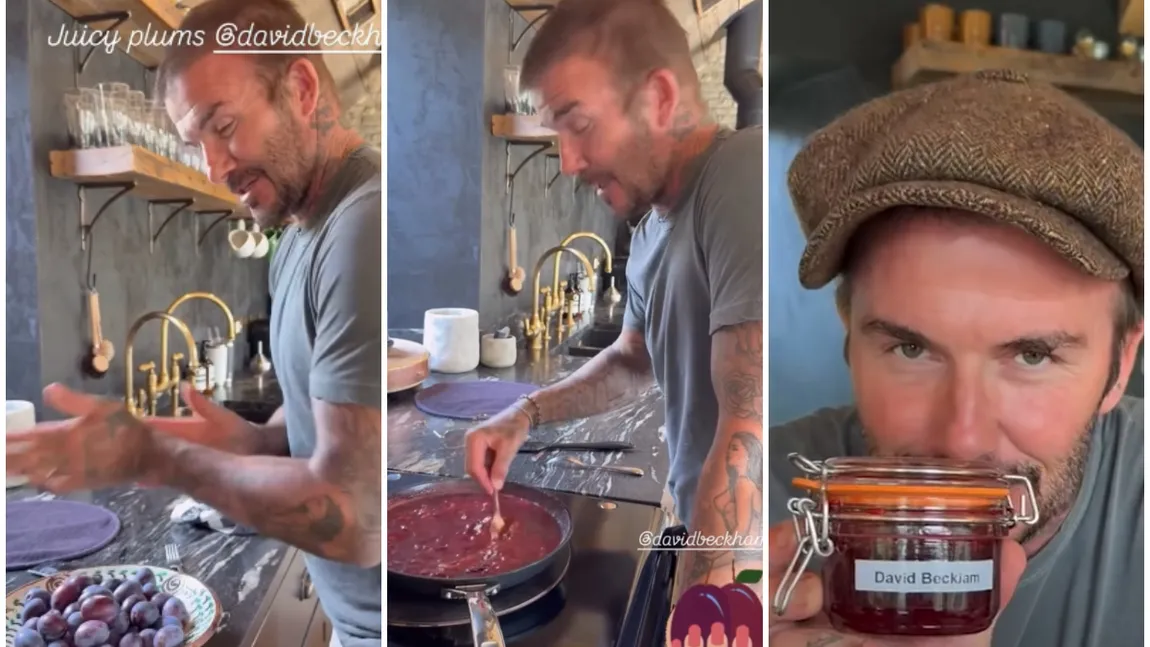 Dulceață de prune după rețeta lui David Beckham. Ingredientul secret care îi dă preparatului o savoare unică