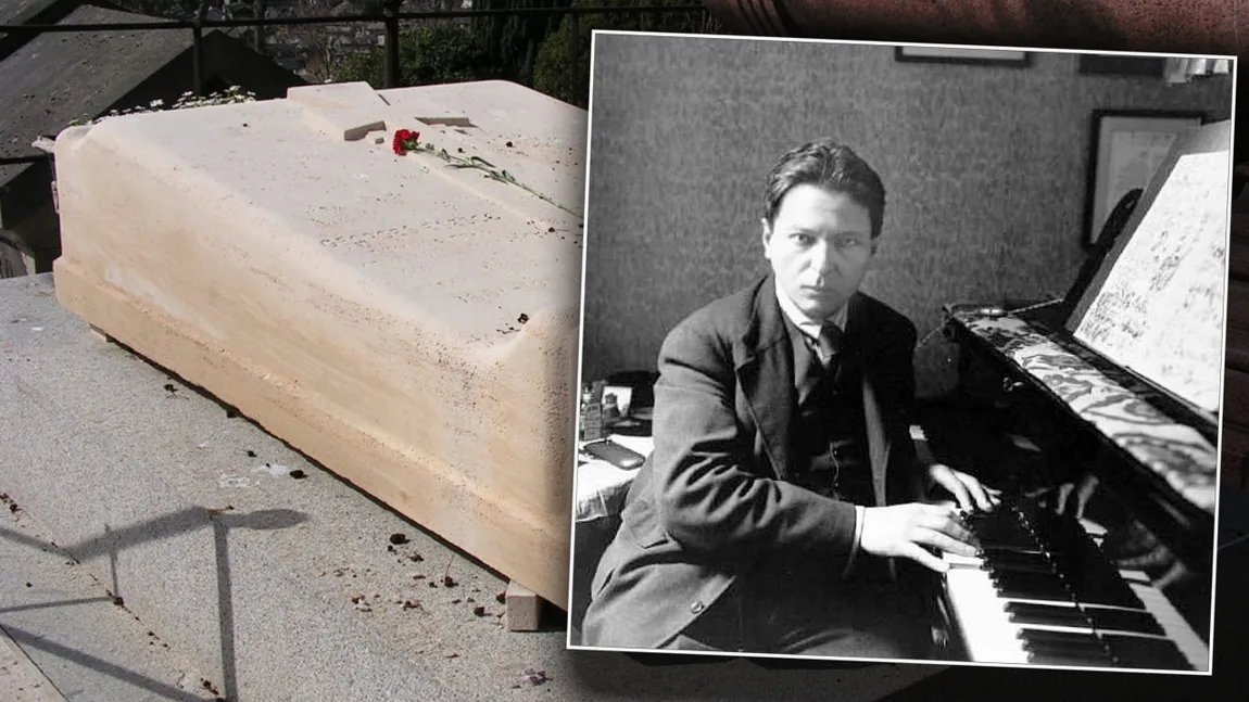 Locul de veci a lui George Enescu de la Paris, lăsat de izbeliște! Cum arată cavoul uitat al marelui compozitor român