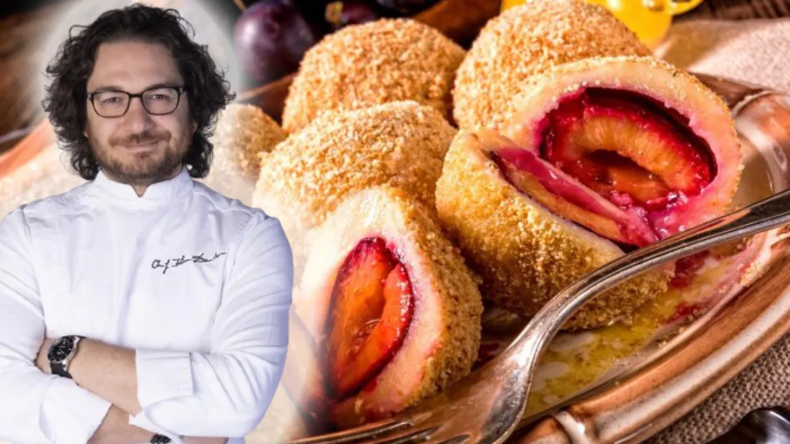 Cum prepari cele mai delicioase găluște cu prune. Rețeta lui chef Florin Dumitrescu