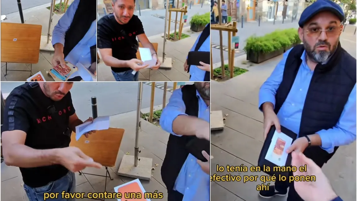 VIDEO Șmenul anului 2025! Cum încearcă doi români versați să prostească un spaniol să le vândă un Iphone 17 Pro Max fără să îi dea banii! Îi numără 1.400 de euro în fața lui, apoi îi bagă în plic… Ce urmează e “magie” curată