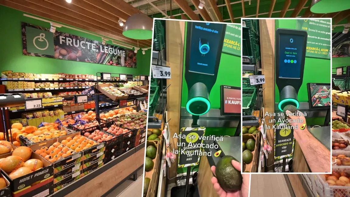 Premieră la Kaufland! Retailerul german a introdus, în magazinele din România, un sistem inedit care îți spune cât de copt este fructul de avocado