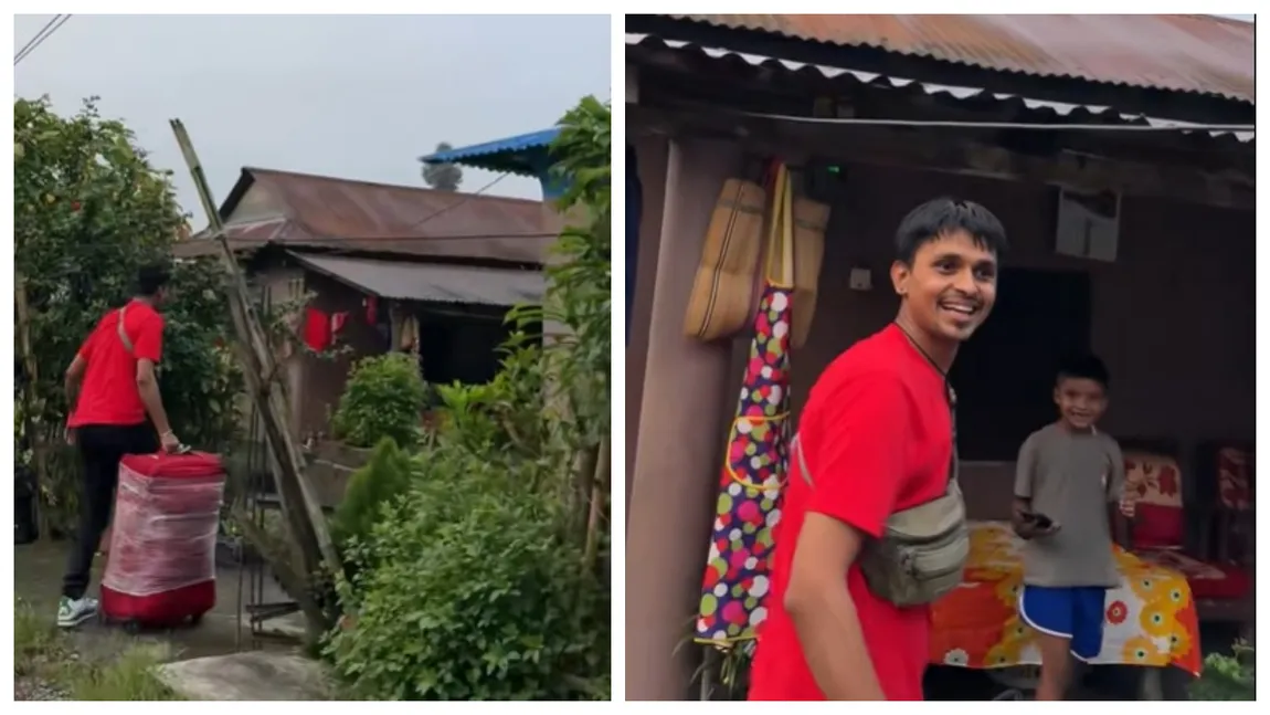 Nepalez viral pe net cu revenirea acasă după patru ani de muncă în România. ”Respect, copile” VIDEO
