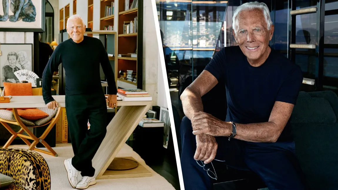 Testamentul lui Giorgio Armani. Celebrul designer vestimentar a lăsat două documente scrise de mână