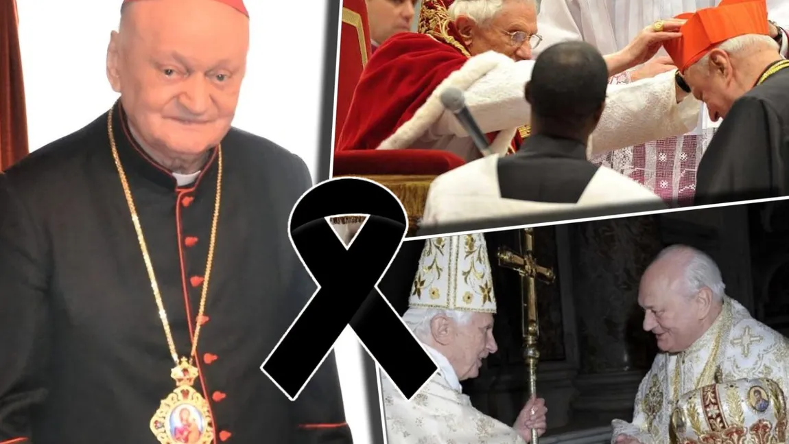 Doliu în Biserica Catolică din România! Cardinalul Lucian Mureșan, Arhiepiscop Major al Bisericii Greco–Catolice, a murit la vârsta de 94 de ani. Este cel de-al treilea cardinal al românilor