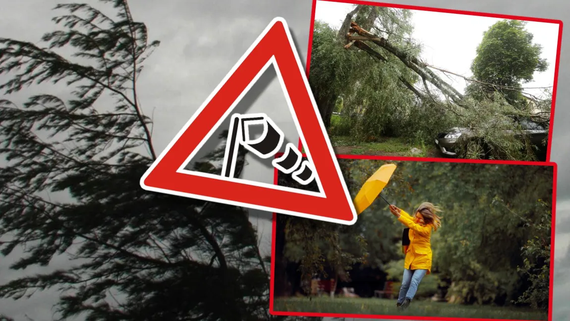 Vremea se schimbă radical în următoarele ore. Este COD GALBEN de vânt și temperaturi scăzute