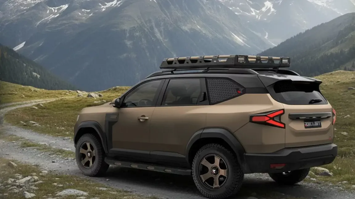 Modelul de la Dacia transformat într-un super-jeep. Arată ca un tanc și poate înfrunta orice teren GALERIE FOTO