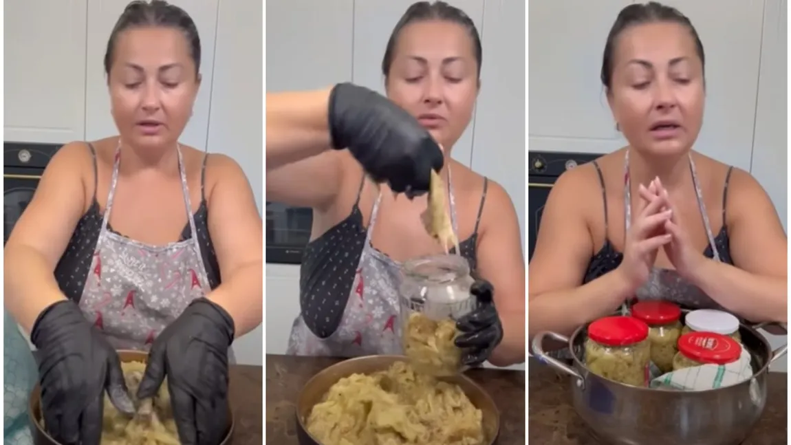 Cum pregătește Gabriela Cristea vinetele la borcan. Vedeta a dezvăluit rețeta: 