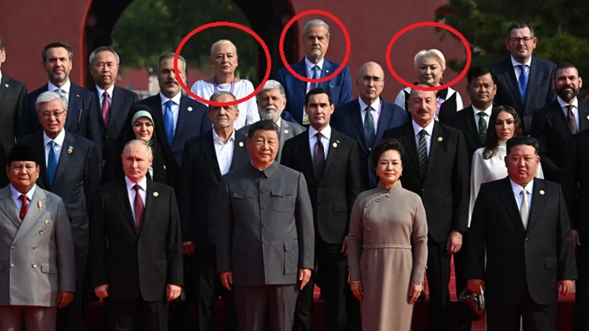 POZA ZILEI! Adrian Năstase și Viorica Dăncilă s-au fotografiat în China alături de Vladimir Putin și ceilalți dictatori ai lumii. MAE reacționează dur: ”Politicienii prieteni cu Putin nu ne reprezintă!”