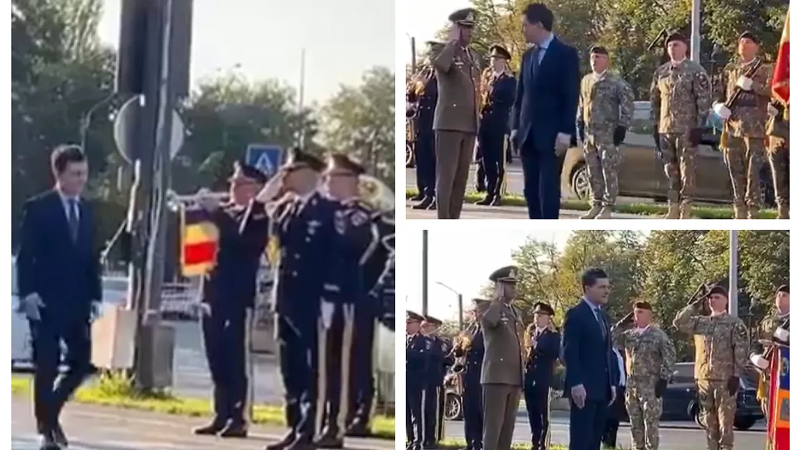 Nicușor Dan o gafează din nou. Președintele României a uitat protocolul de stat în fața militarilor din Garda de Onoare. Șeful statului s-a învârtit pe loc până a primit ajutor