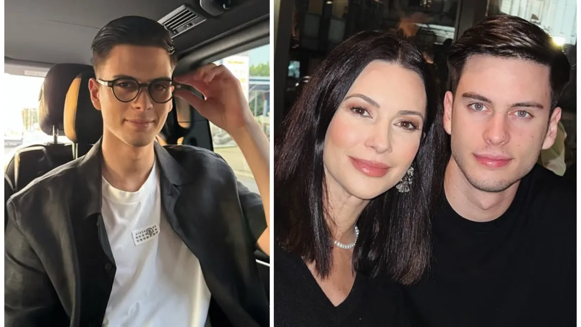 Cum arată fiul Andreei Berecleanu. Petru Zaharescu are 20 de ani și locuiește la Londra