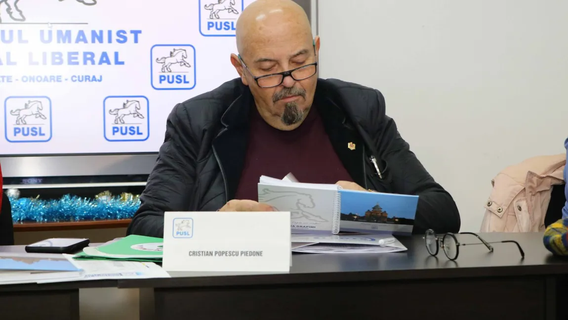 Piedone îşi dă demisia din partidul lui Dan Voiculescu, după 20 de ani de colaborare şi prietenie