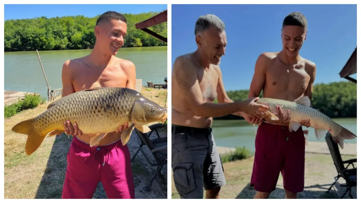 David Popovici, viral după o partidă de pescuit. Delir în comentarii. 