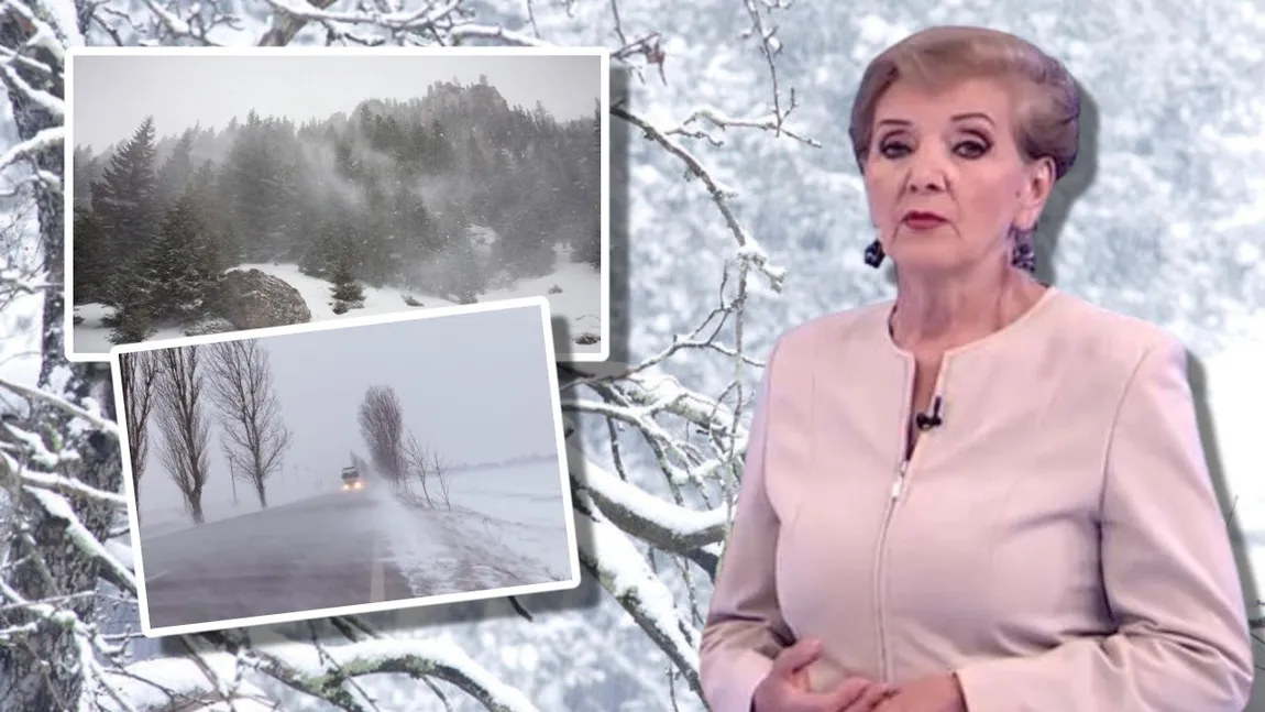 EXCLUSIV Romica Jurca: „Vremea se schimbă înspre și mai rău, ninsorile vor duce la un strat de zăpadă de 5-10 cm”