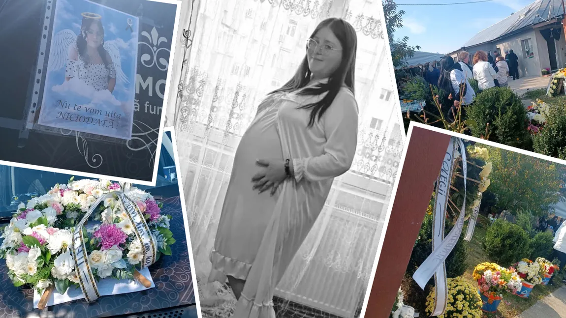 Durere fără margini: Mirela, gravida moartă în explozia din Rahova, a fost înmormântată în rochie de mireasă