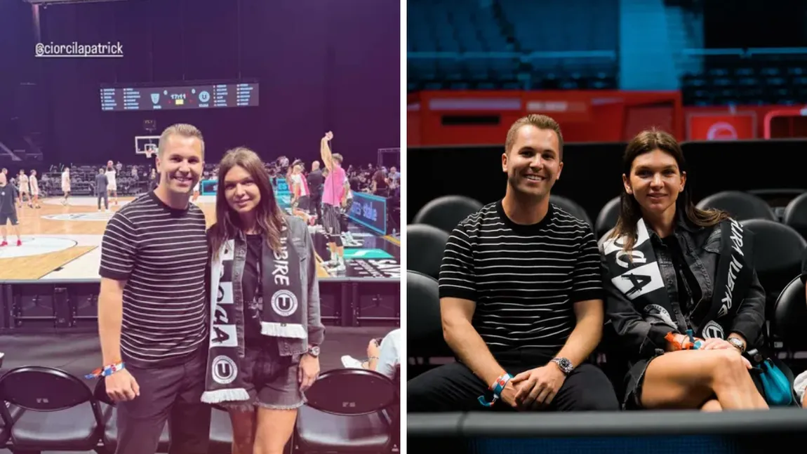 Simona Halep, surprinsă în Dubai alături de fiul unui celebru bancher român! Imagini de senzație de la meciul de baschet