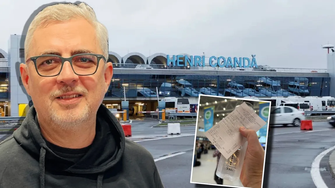 Câți bani a scos din buzunar Vlad Petreanu pentru o banală sticlă de apă de 0,5 litri în Aeroportul Otopeni: 